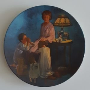 1981 "Mother's Blessing" plate by Norman Rockwell